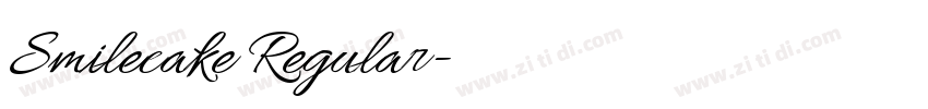 Smilecake Regular字体转换 Smilecake Regular字体转换